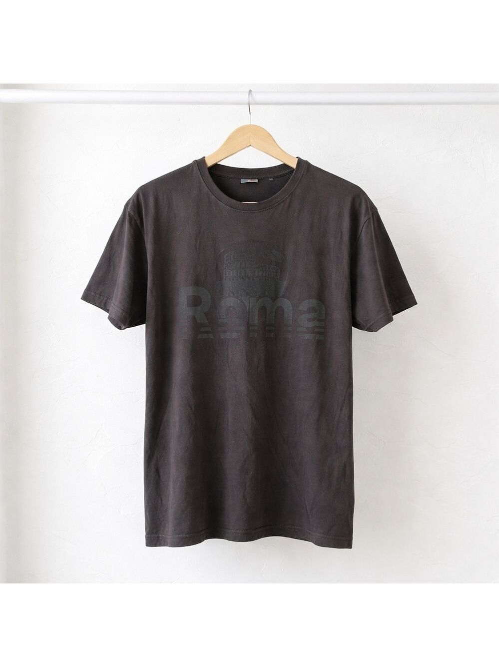 5/$25 Roma Italia Graphic T-Shirt Brown Tone-on-Tone Vintage Style Men’s XL
